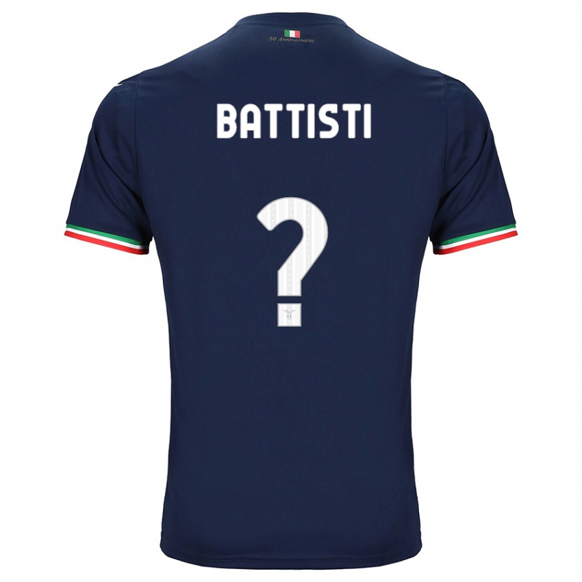 Mulher Camisola Valerio Battisti #0 Marinha Alternativa 2023/24 Camisa