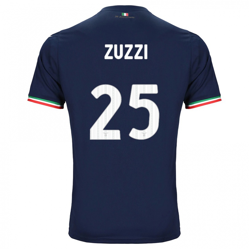 Mulher Camisola Giorgia Zuzzi #25 Marinha Alternativa 2023/24 Camisa