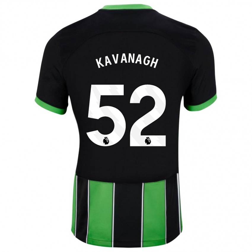 Mulher Camisola Leigh Kavanagh #52 Preto Verde Alternativa 2023/24 Camisa