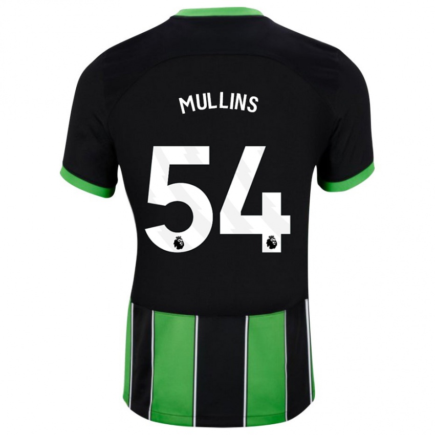 Mulher Camisola Jamie Mullins #54 Preto Verde Alternativa 2023/24 Camisa