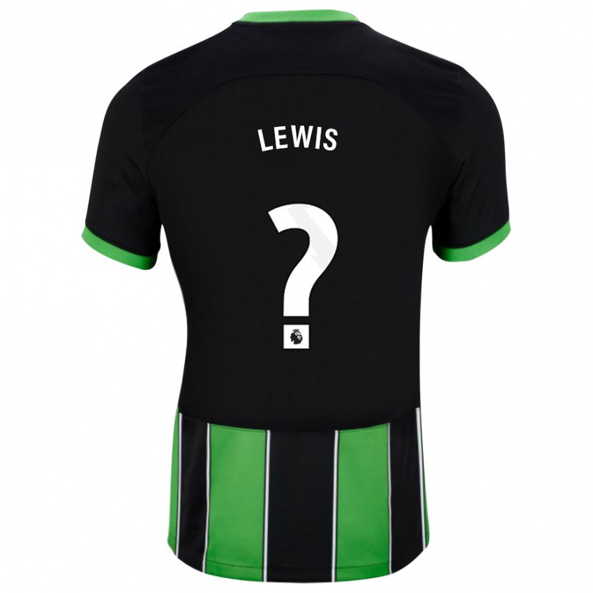 Mulher Camisola Josh Lewis #0 Preto Verde Alternativa 2023/24 Camisa