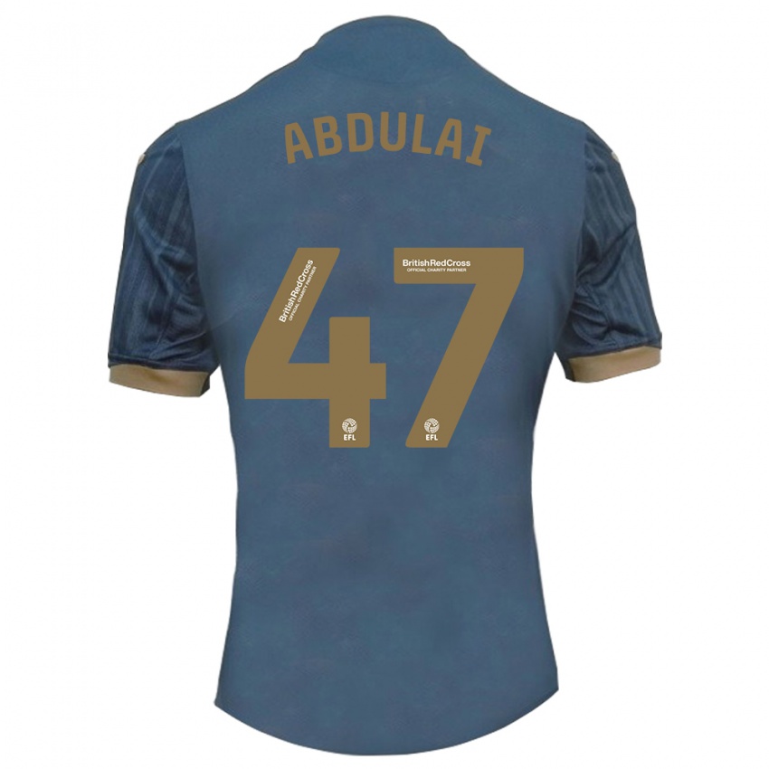Mulher Camisola Azeem Abdulai #47 Azul-Petróleo Escuro Alternativa 2023/24 Camisa