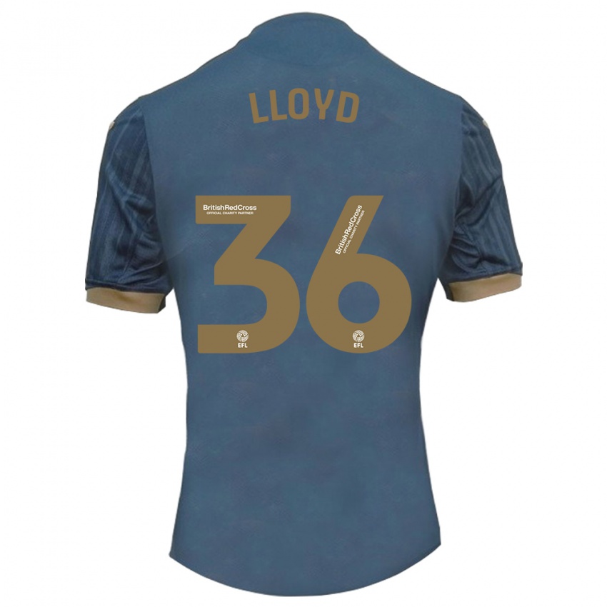 Mulher Camisola Ben Lloyd #36 Azul-Petróleo Escuro Alternativa 2023/24 Camisa