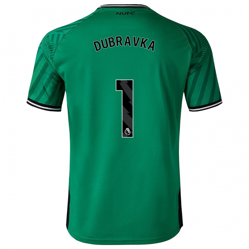 Mulher Camisola Martin Dubravka #1 Verde Alternativa 2023/24 Camisa