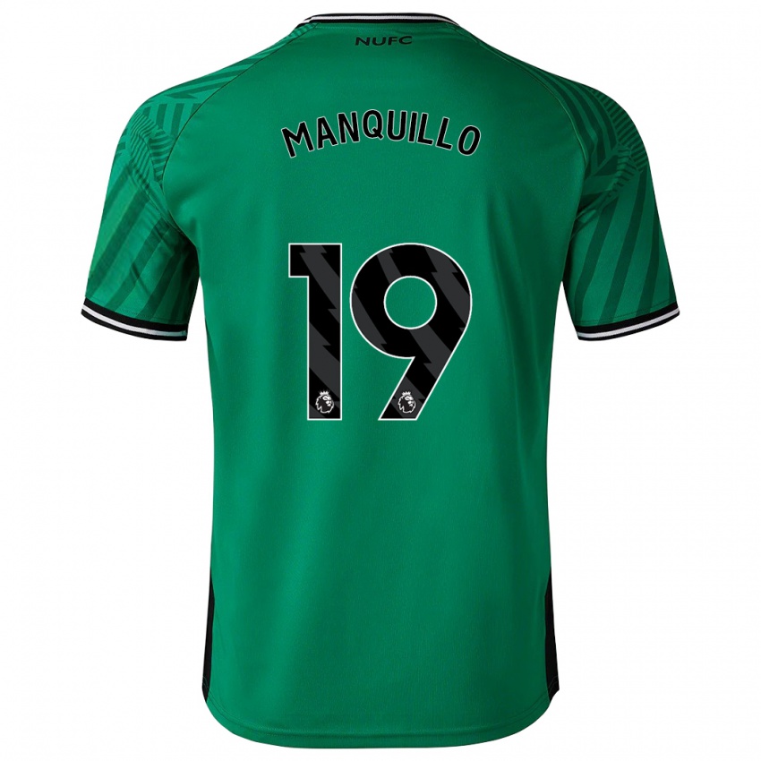 Mulher Camisola Javier Manquillo #19 Verde Alternativa 2023/24 Camisa
