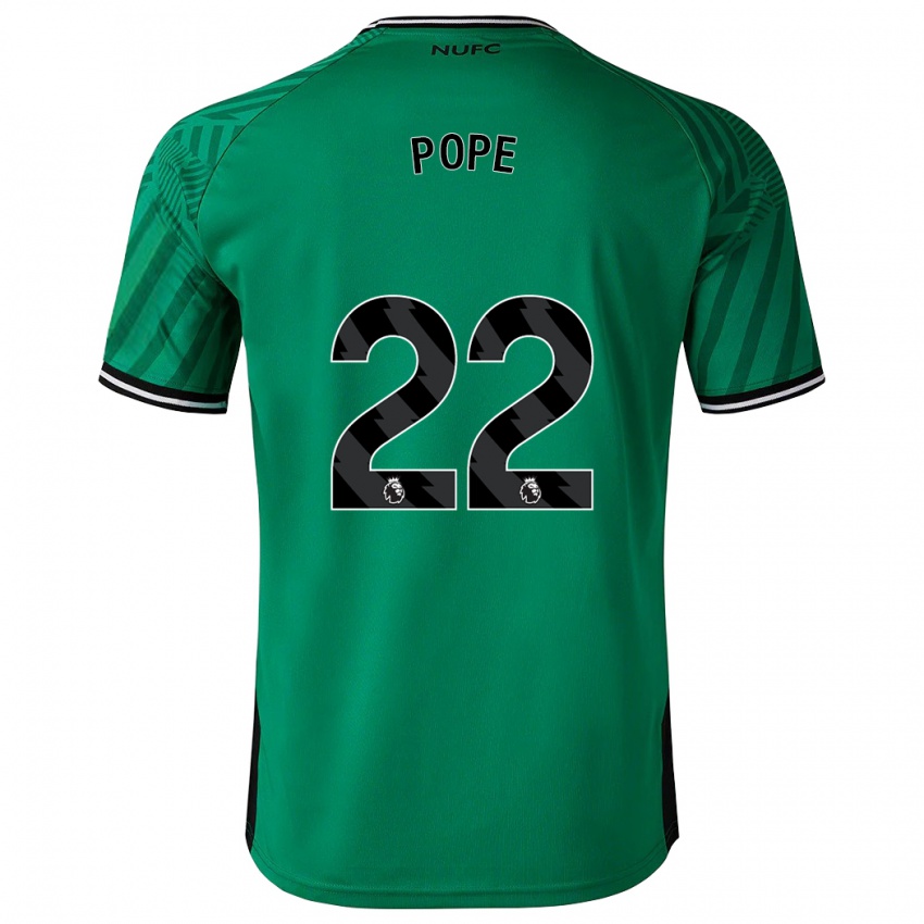 Mulher Camisola Nick Pope #22 Verde Alternativa 2023/24 Camisa