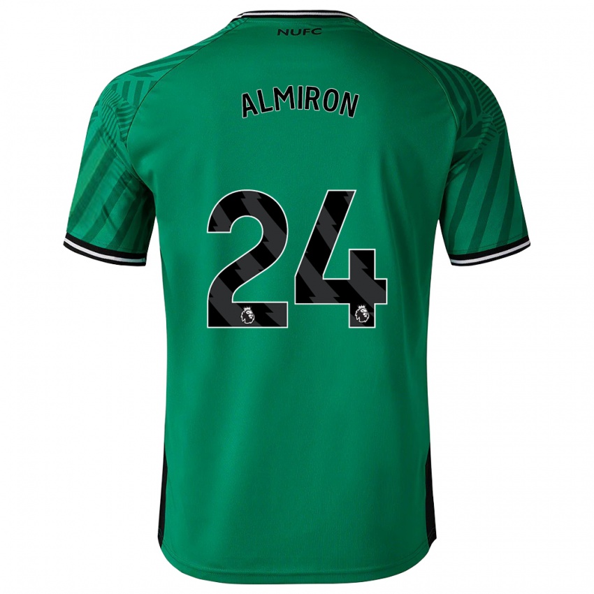 Mulher Camisola Miguel Almiron #24 Verde Alternativa 2023/24 Camisa