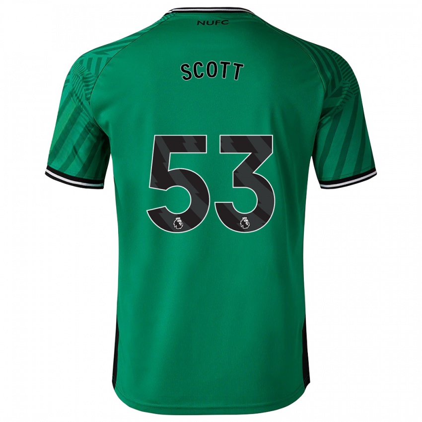 Mulher Camisola Joshua Scott #53 Verde Alternativa 2023/24 Camisa