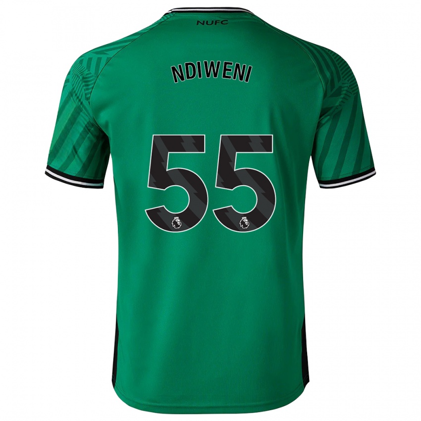 Mulher Camisola Michael Ndiweni #55 Verde Alternativa 2023/24 Camisa