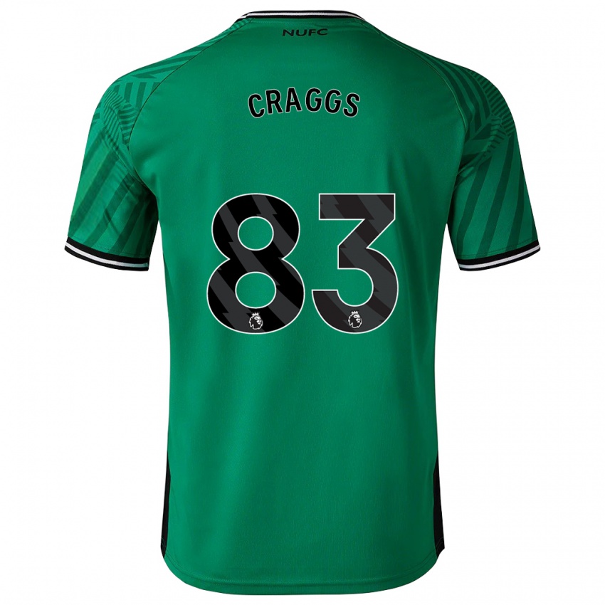 Mulher Camisola Luke Craggs #83 Verde Alternativa 2023/24 Camisa