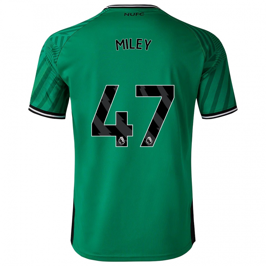 Mulher Camisola Jamie Miley #47 Verde Alternativa 2023/24 Camisa