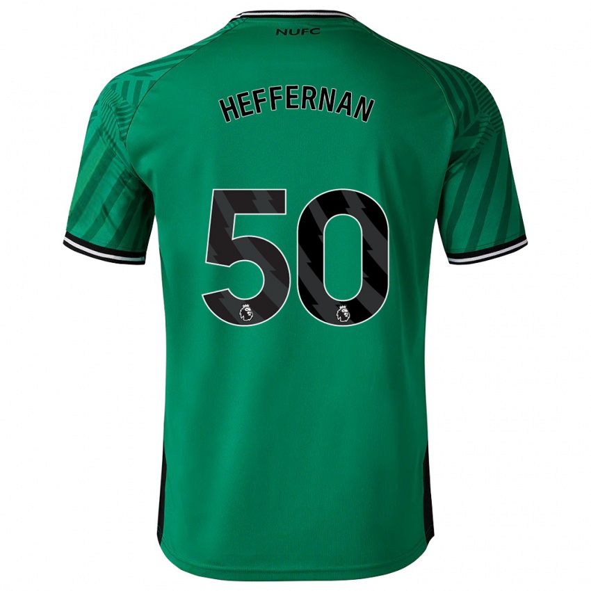 Mulher Camisola Cathal Heffernan #50 Verde Alternativa 2023/24 Camisa