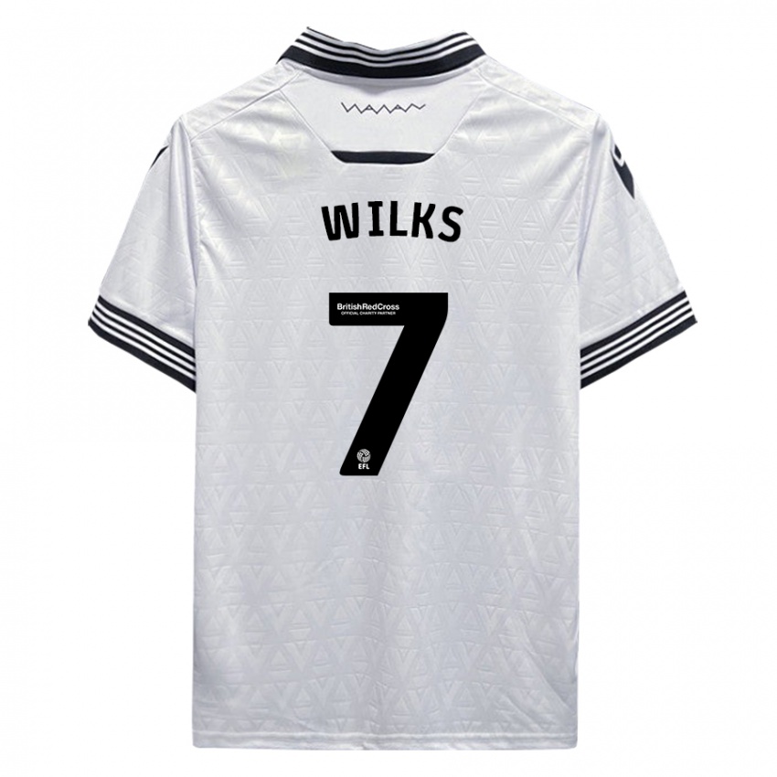 Mulher Camisola Mallik Wilks #7 Branco Alternativa 2023/24 Camisa