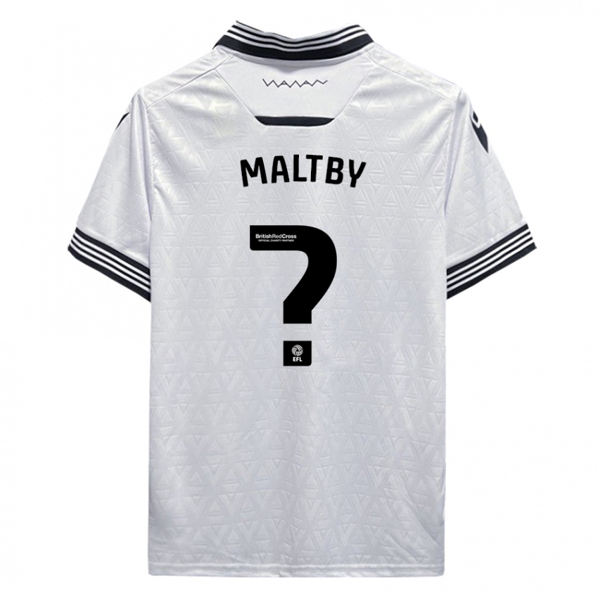 Mulher Camisola Mackenzie Maltby #0 Branco Alternativa 2023/24 Camisa
