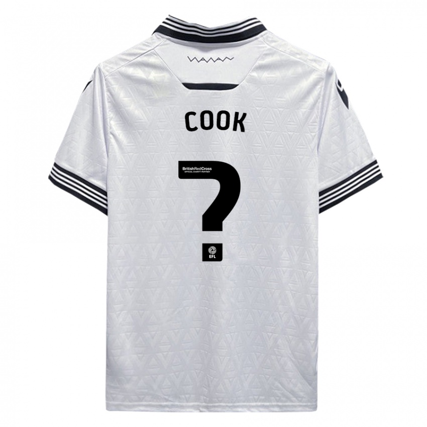 Mulher Camisola Luke Cook #0 Branco Alternativa 2023/24 Camisa
