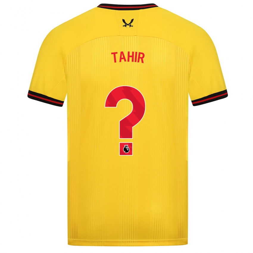 Mulher Camisola Zain Tahir #0 Amarelo Alternativa 2023/24 Camisa
