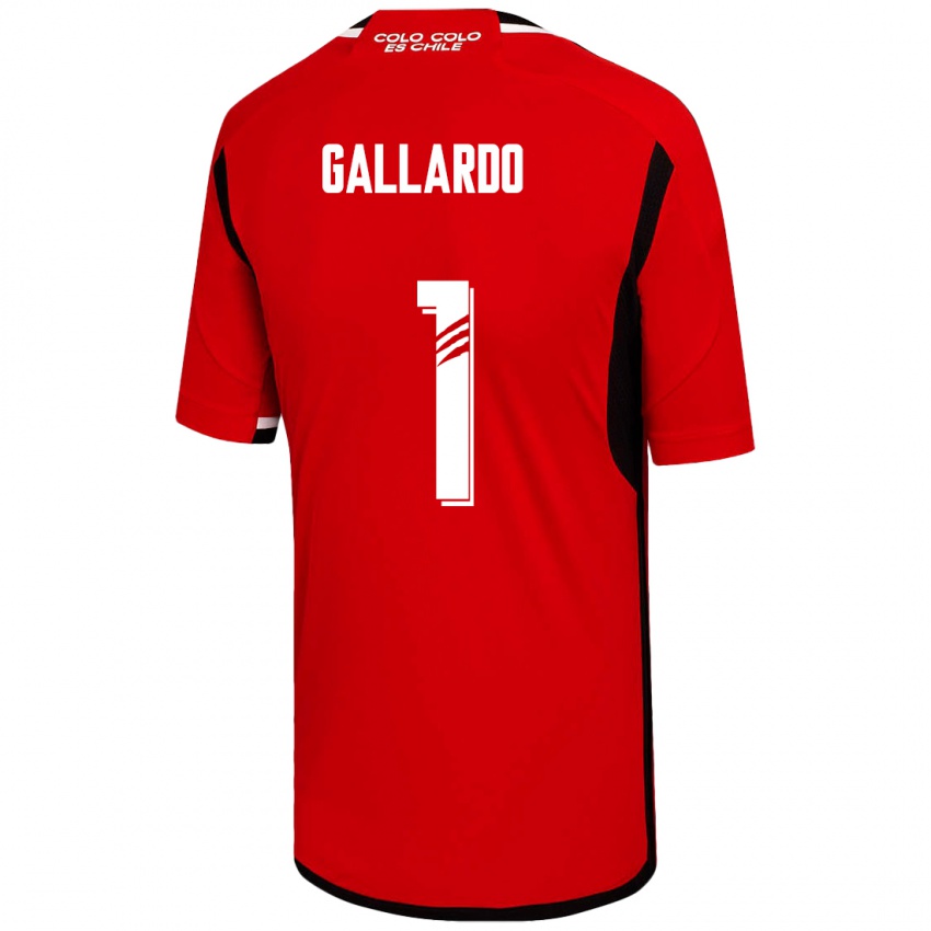 Mulher Camisola Alexia Gallardo #1 Vermelho Alternativa 2023/24 Camisa