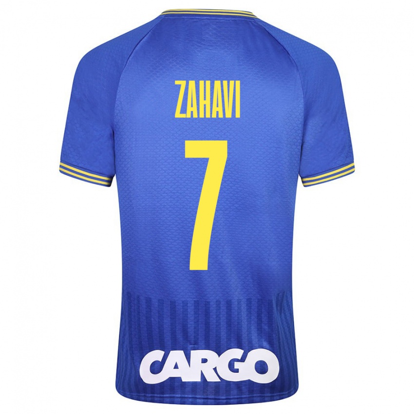 Mulher Camisola Eran Zahavi #7 Azul Alternativa 2023/24 Camisa