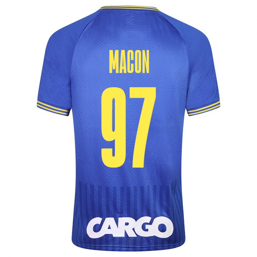 Mulher Camisola Yvann Maçon #97 Azul Alternativa 2023/24 Camisa