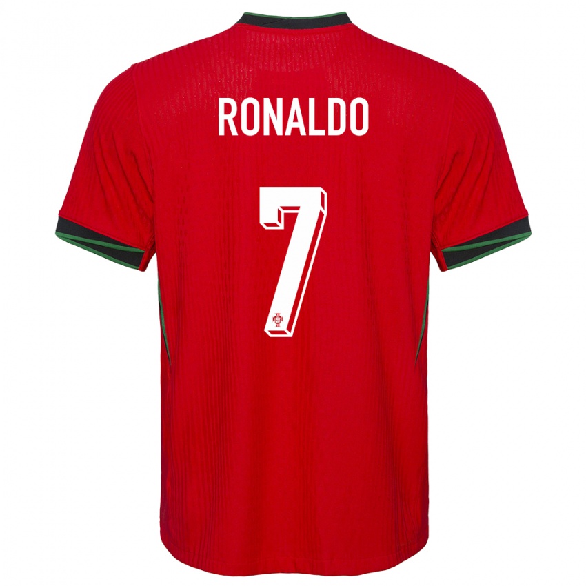 Criança Camisola Portugal Cristiano Ronaldo #7 Vermelho Principal 24-26 Camisa
