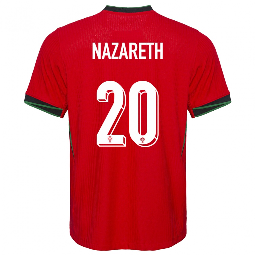 Criança Camisola Portugal Kika Nazareth #20 Vermelho Principal 24-26 Camisa