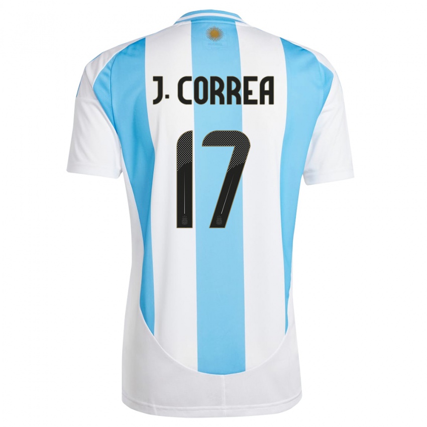 Criança Camisola Argentina Joaquin Correa #17 Branco Azul Principal 24-26 Camisa