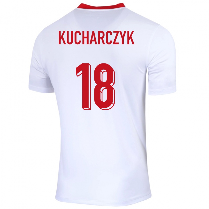 Criança Camisola Polónia Filip Kucharczyk #18 Branco Principal 24-26 Camisa