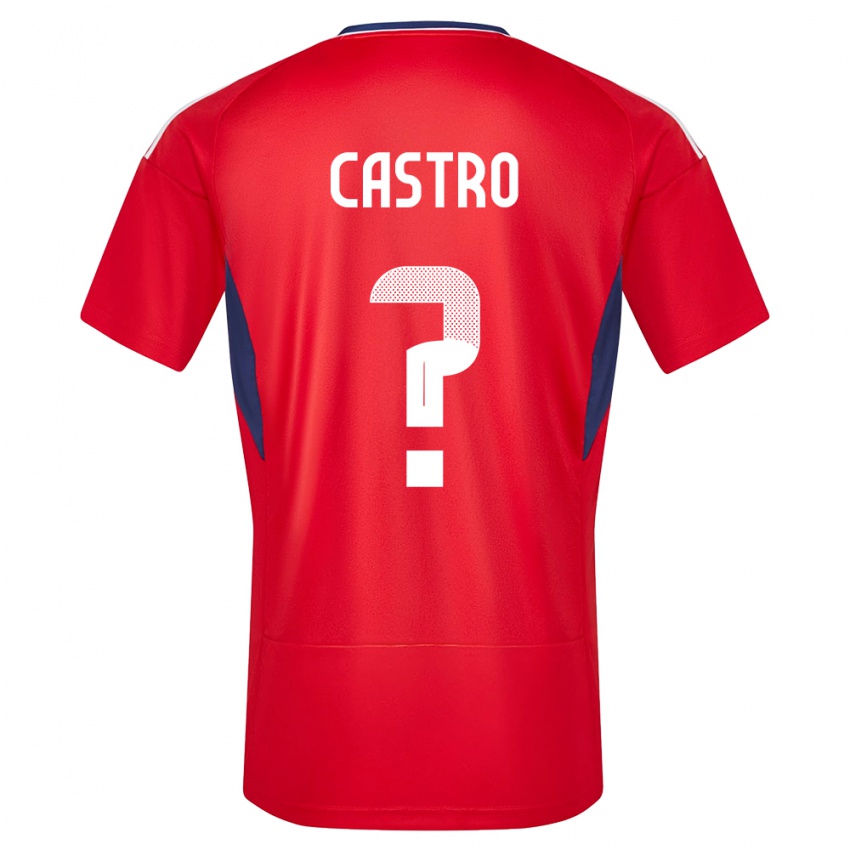 Criança Camisola Costa Rica Mathias Castro #0 Vermelho Principal 24-26 Camisa