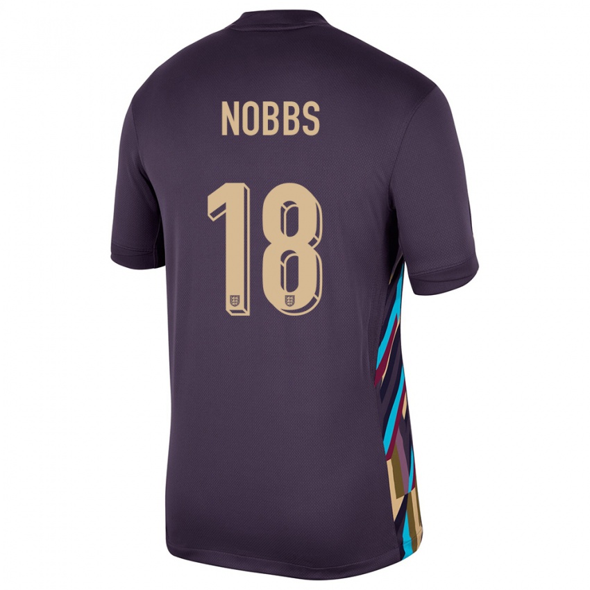 Criança Camisola Inglaterra Jordan Nobbs #18 Passa Escura Alternativa 24-26 Camisa