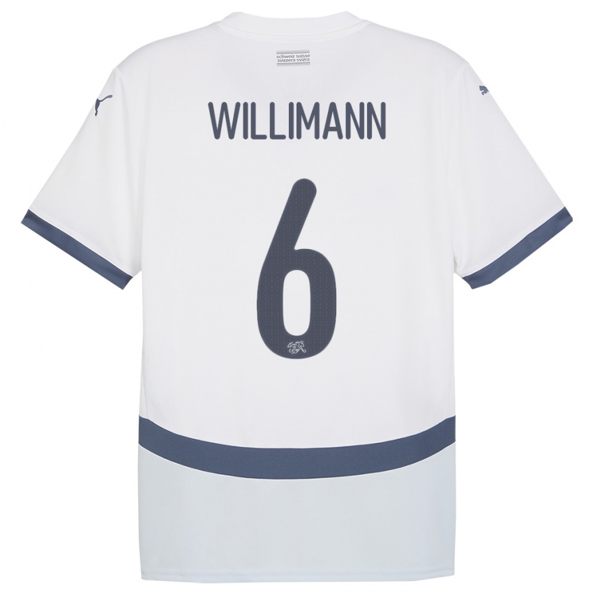 Criança Camisola Suiça Mauricio Willimann #6 Branco Alternativa 24-26 Camisa