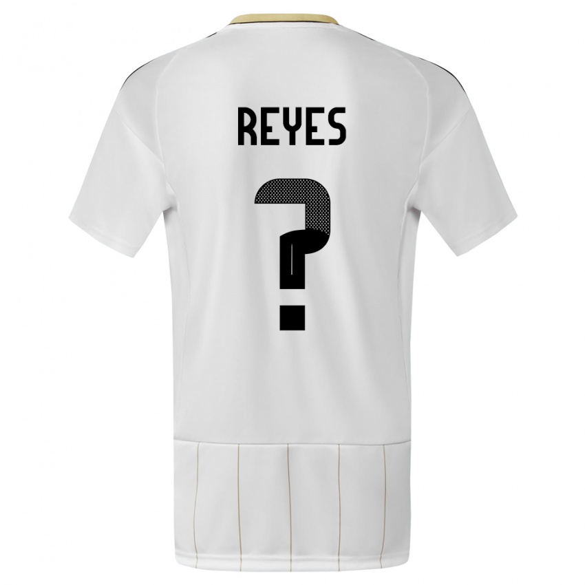 Criança Camisola Costa Rica Kenan Reyes #0 Branco Alternativa 24-26 Camisa