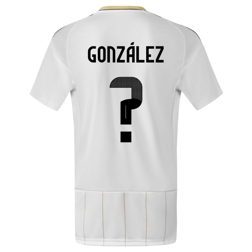 Criança Camisola Costa Rica Ariel Gonzalez #0 Branco Alternativa 24-26 Camisa