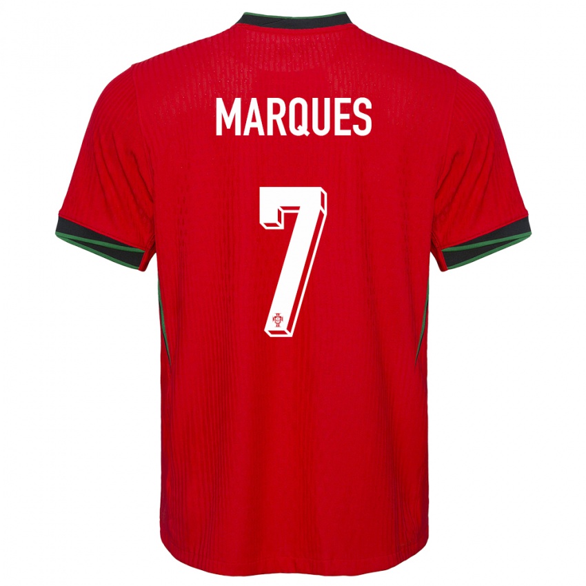 Homem Camisola Portugal Vanessa Marques #7 Vermelho Principal 24-26 Camisa
