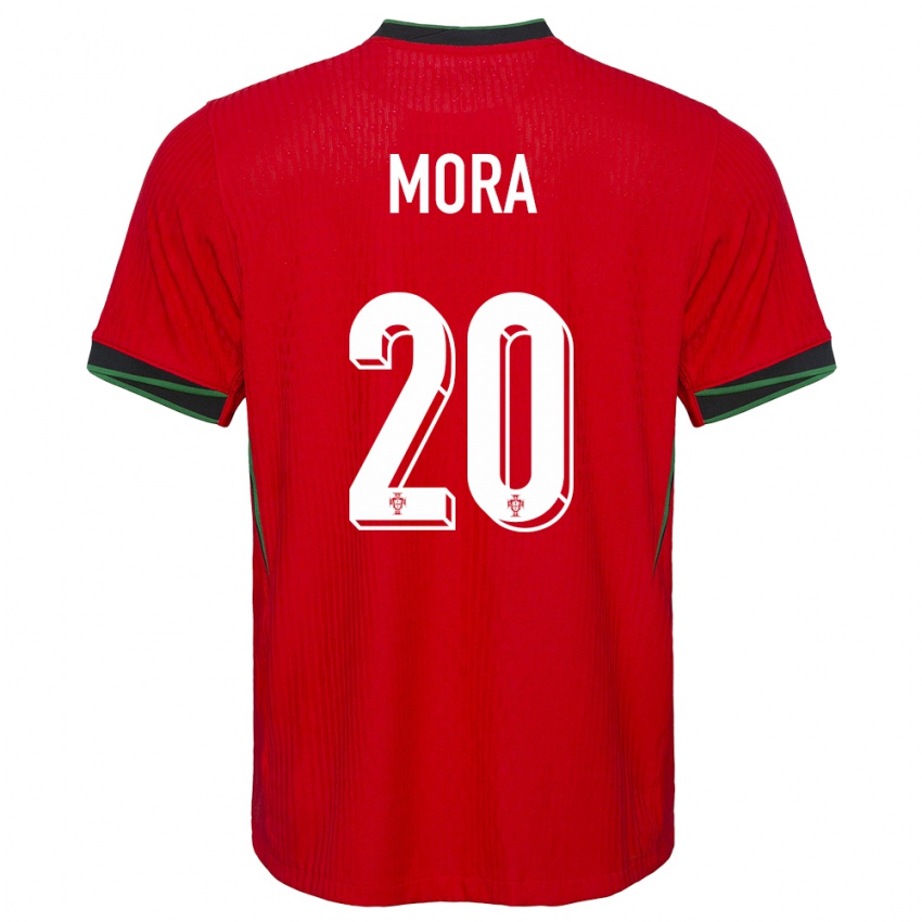 Homem Camisola Portugal Rodrigo Mora #20 Vermelho Principal 24-26 Camisa