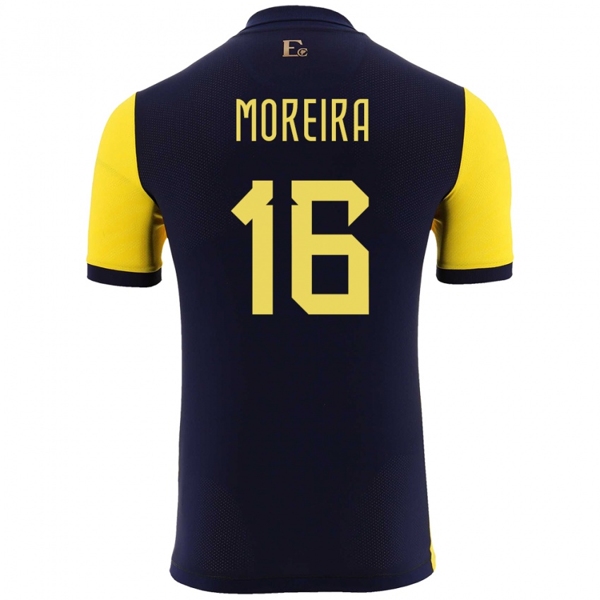 Homem Camisola Equador Ligia Moreira #16 Amarelo Principal 24-26 Camisa