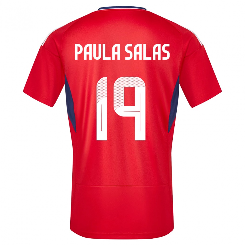 Homem Camisola Costa Rica Maria Paula Salas #19 Vermelho Principal 24-26 Camisa