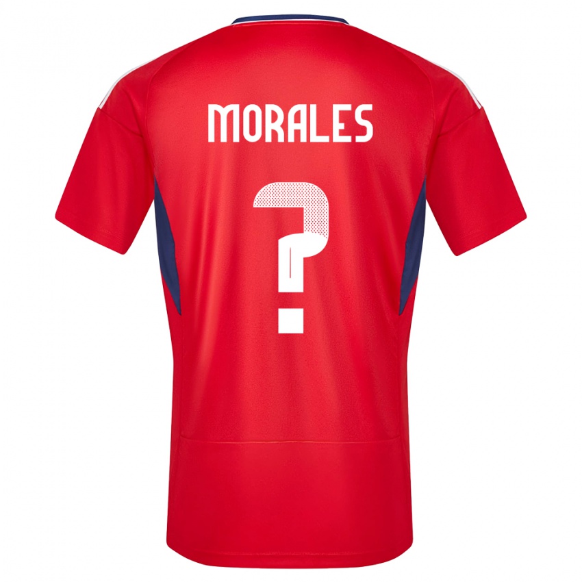 Homem Camisola Costa Rica Bryan Morales #0 Vermelho Principal 24-26 Camisa