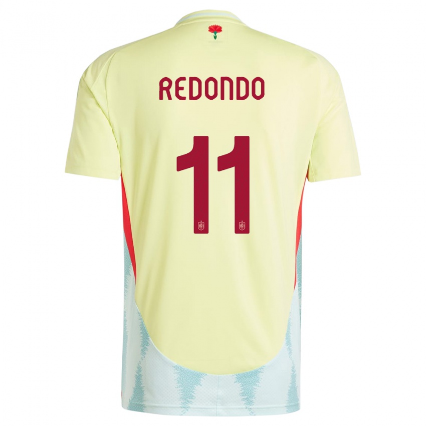 Homem Camisola Espanha Alba Redondo #11 Amarelo Alternativa 24-26 Camisa
