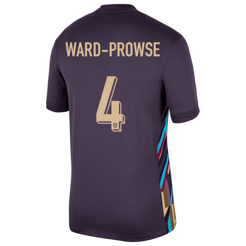 Homem Camisola Inglaterra James Ward-Prowse #4 Passa Escura Alternativa 24-26 Camisa