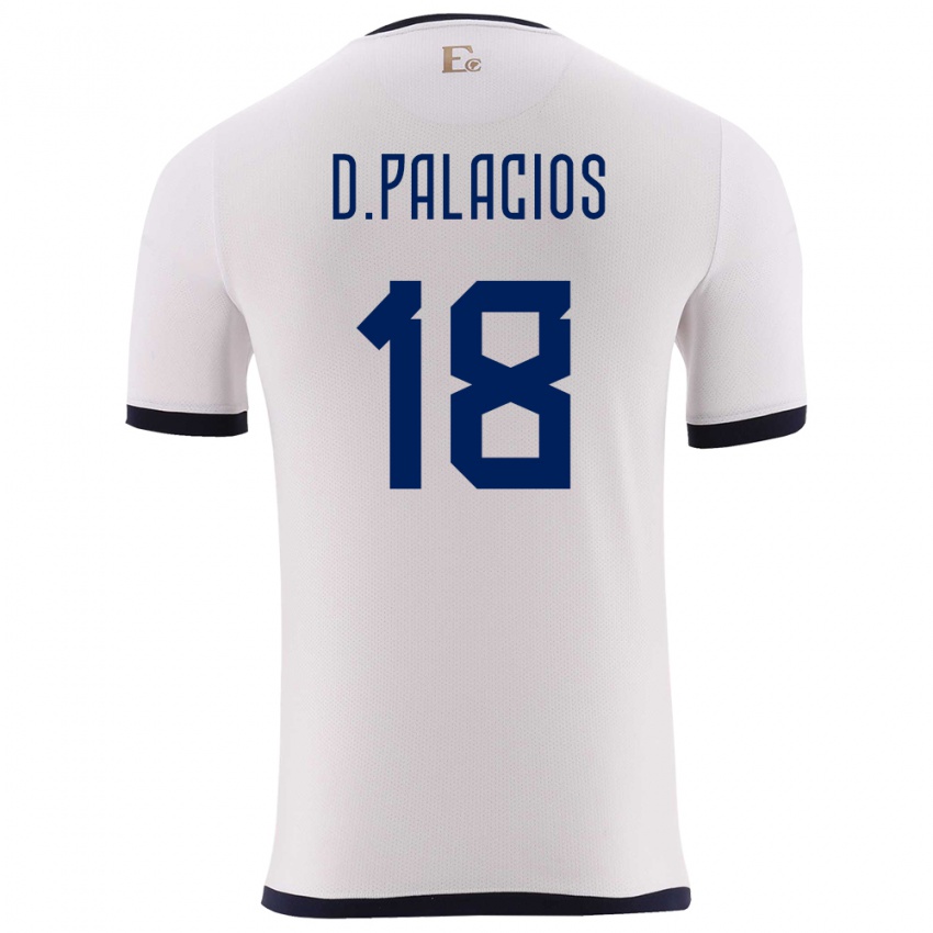 Homem Camisola Equador Diego Palacios #18 Branco Alternativa 24-26 Camisa