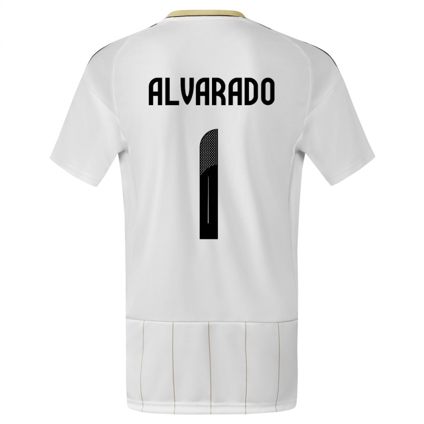 Homem Camisola Costa Rica Esteban Alvarado #1 Branco Alternativa 24-26 Camisa