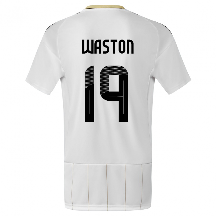 Homem Camisola Costa Rica Kendall Waston #19 Branco Alternativa 24-26 Camisa