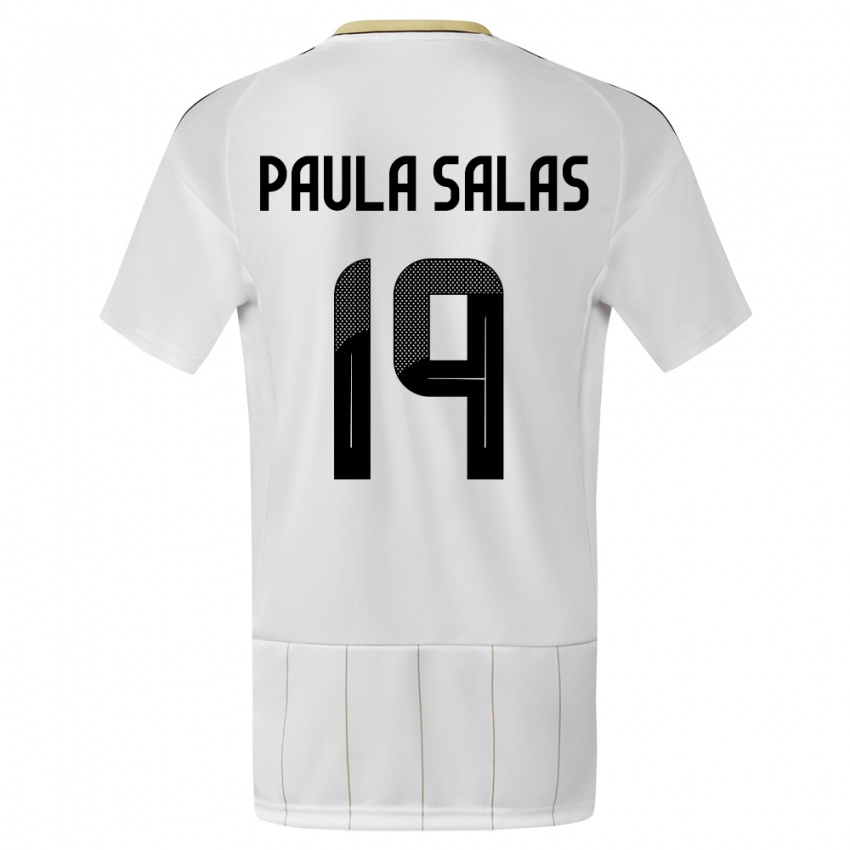 Homem Camisola Costa Rica Maria Paula Salas #19 Branco Alternativa 24-26 Camisa