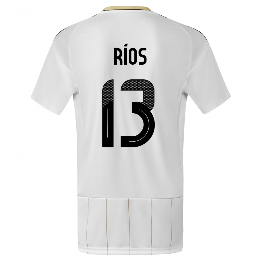 Homem Camisola Costa Rica Keral Rios #13 Branco Alternativa 24-26 Camisa
