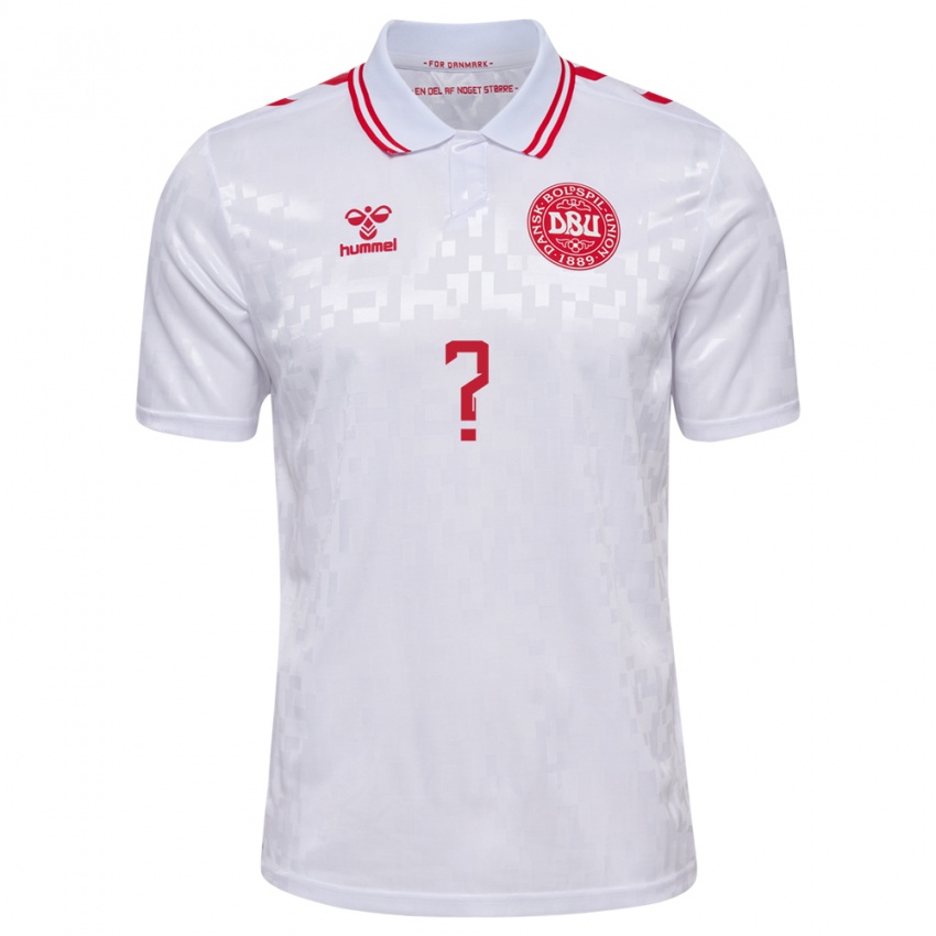 Homem Camisola Dinamarca Gustav Fraulo #0 Branco Alternativa 24-26 Camisa