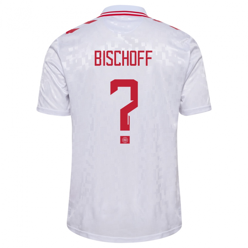 Homem Camisola Dinamarca Clement Bischoff #0 Branco Alternativa 24-26 Camisa