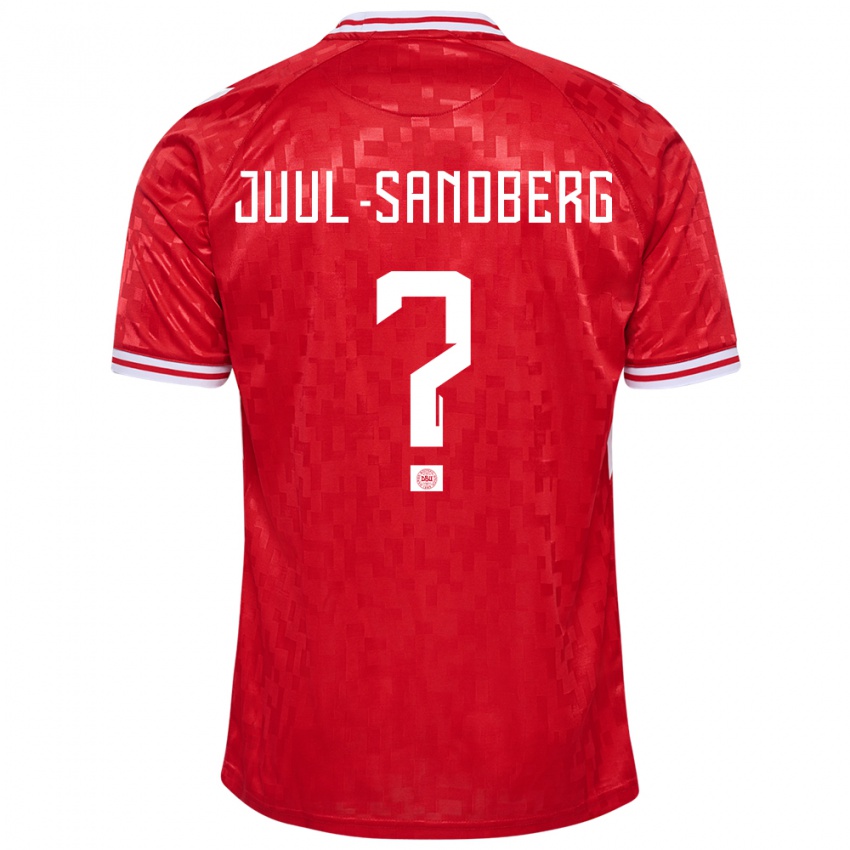 Mulher Camisola Dinamarca Nikolaj Juul-Sandberg #0 Vermelho Principal 24-26 Camisa