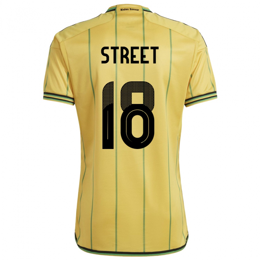 Mulher Camisola Jamaica Sydnie Street #18 Amarelo Principal 24-26 Camisa