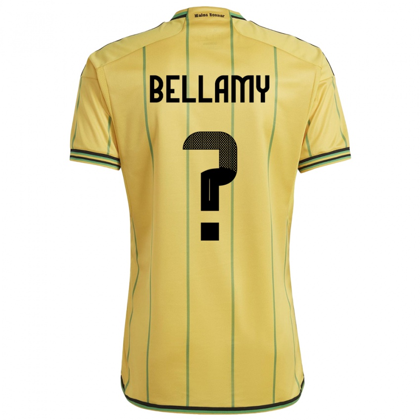 Mulher Camisola Jamaica Sydney Bellamy #0 Amarelo Principal 24-26 Camisa
