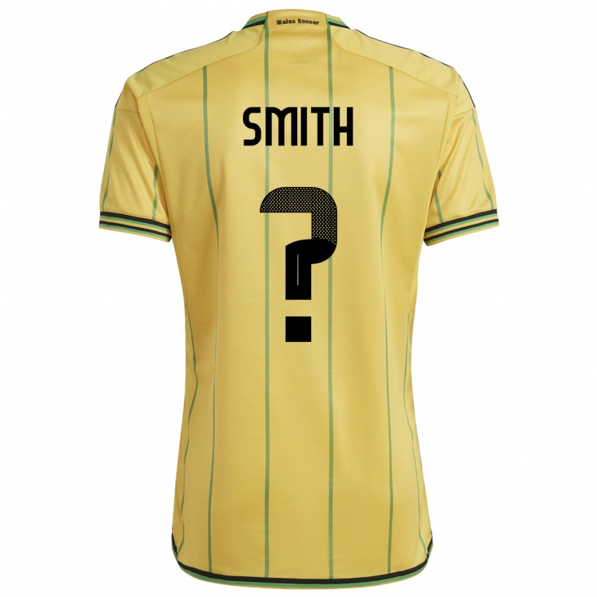Mulher Camisola Jamaica Andrene Smith #0 Amarelo Principal 24-26 Camisa